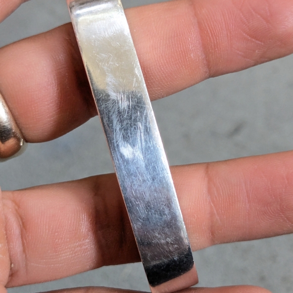 Vintage Taxco Sterling Silver Bracelet 6.5" - Picture 12 of 13